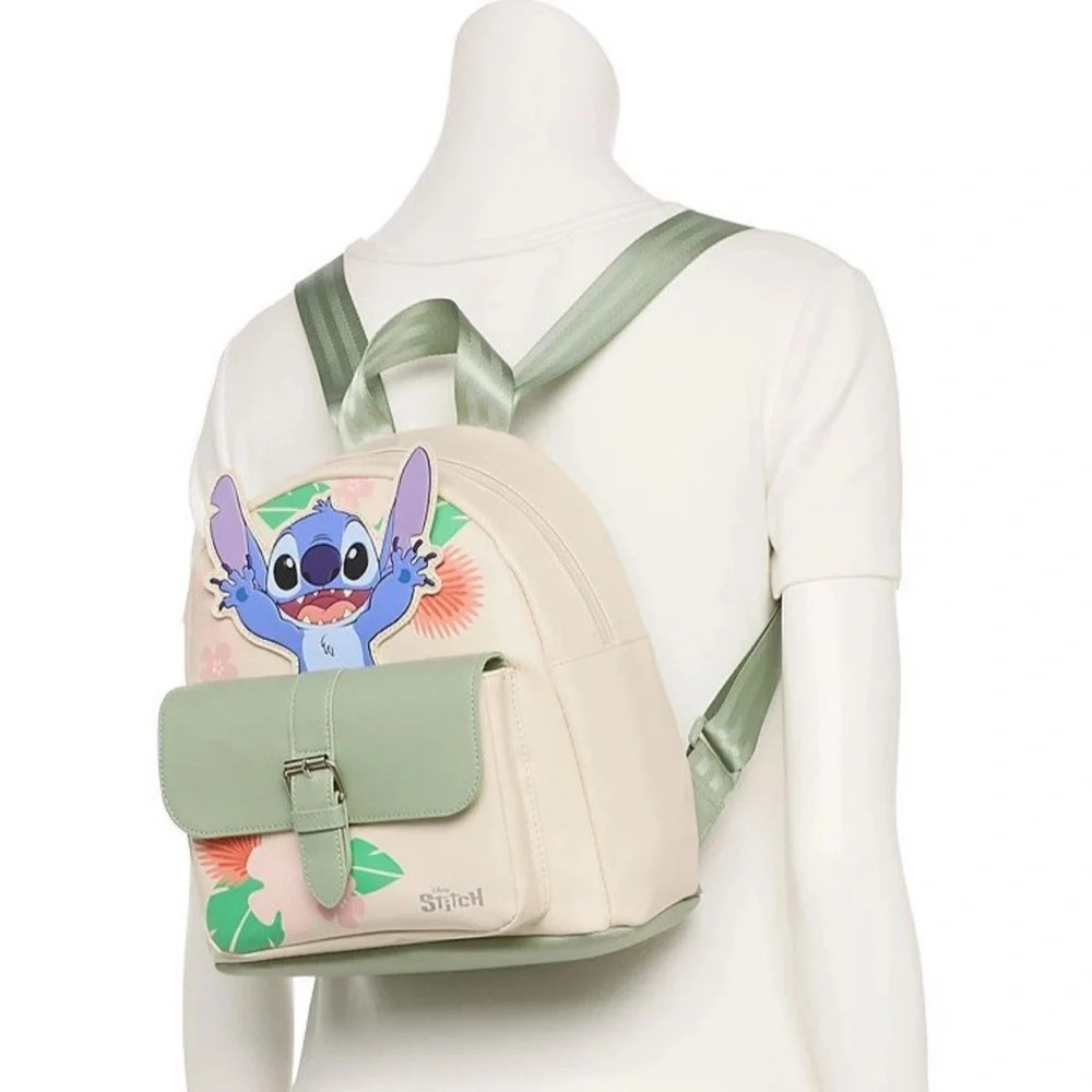 Stitch Kids Backpack 3D with Green Accents by Disney